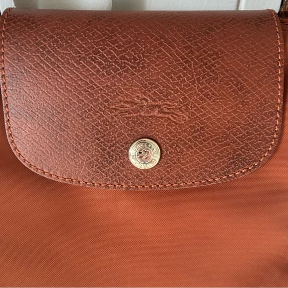 Longchamp Le Pliage Medium Tote Bag Cognac - Picture 6 of 12